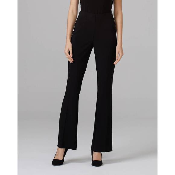 Joseph Ribkoff S Black Flared Leg Trousers 211090 (A) main image 1